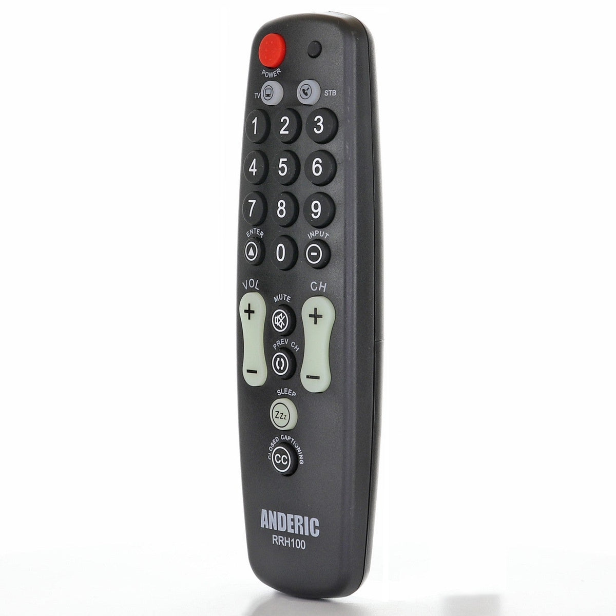 Anderic Substitute for LG AKB72913110 Multiple Bed Healthcare TV Remote Control [RRH100]