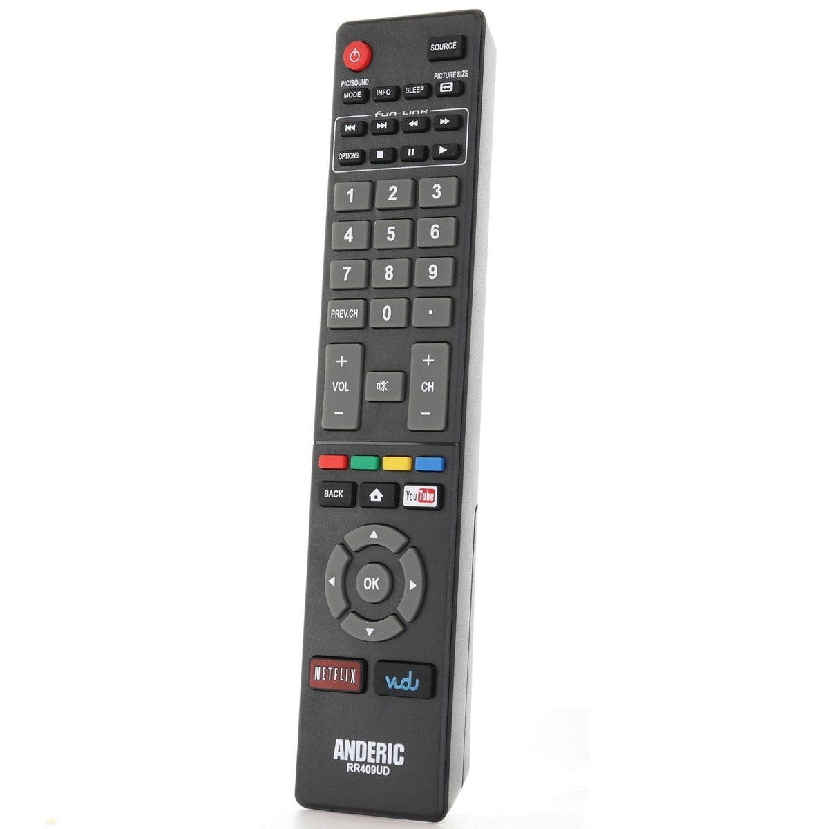 Anderic Substitute for Magnavox NH418UP TV Remote Control [RR409UD]