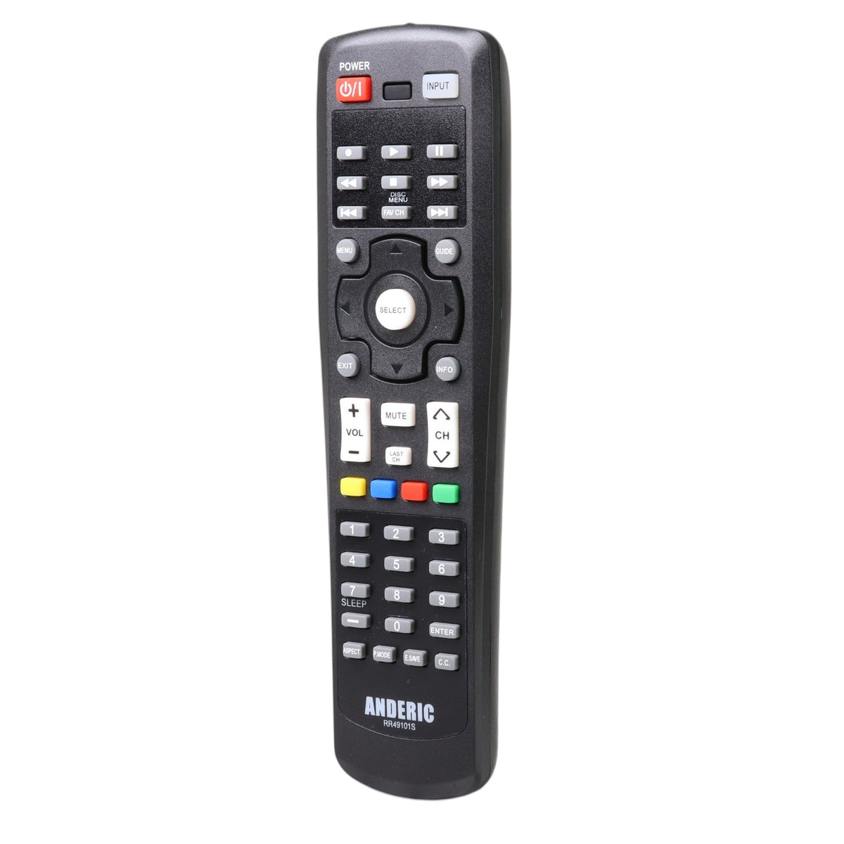 Anderic Substitute for Hitachi CLU-4983S TV Remote Control CLU4983S [RR49101S]
